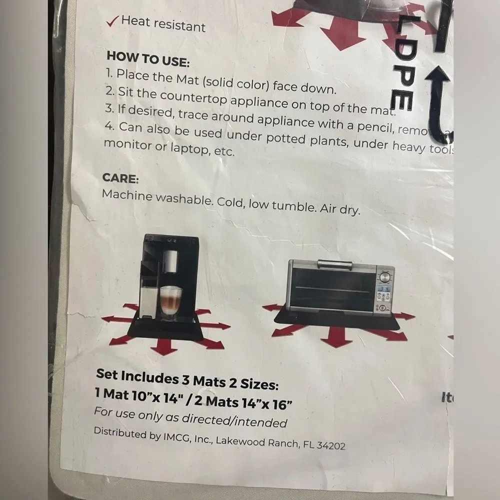 The Original Glide Mats 3 Set Kitchen Mat